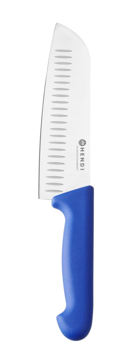 Nóż Santoku 180 mm, HACCP, HENDI, Profi Line, niebieski, (L)295mm
