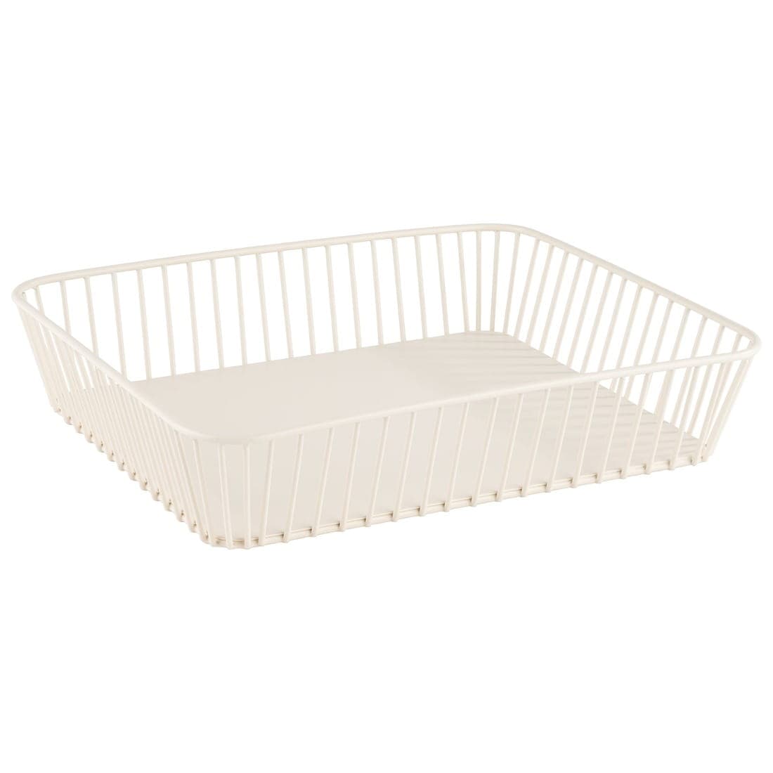URBAN biały kosz na owoce i pieczywo GN 1/2, 32,5cm x 26,5cmx h7,5 cm