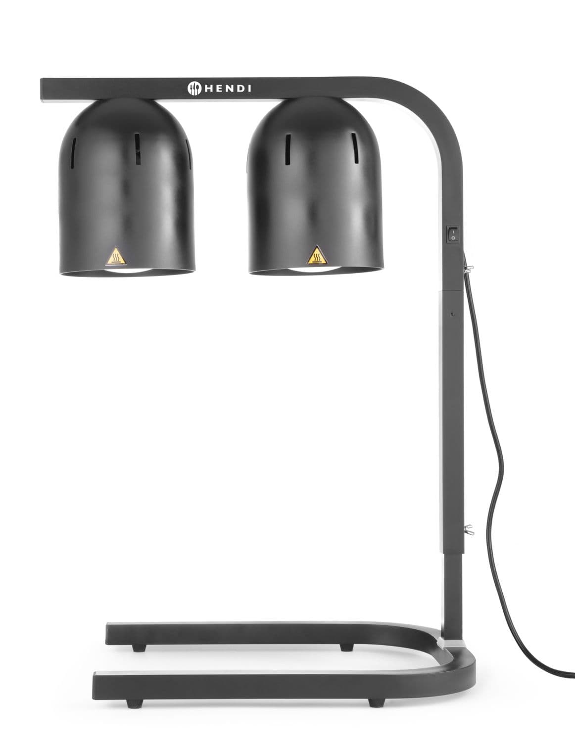 Lampa do podgrzewania potraw, podwójna, HENDI, czarny, 230V/500W, 453x360x(H)790mm