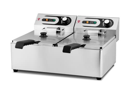 Frytownica elektryczna RQF6L2 | podwójna | 2x6 l | 2x3 kW