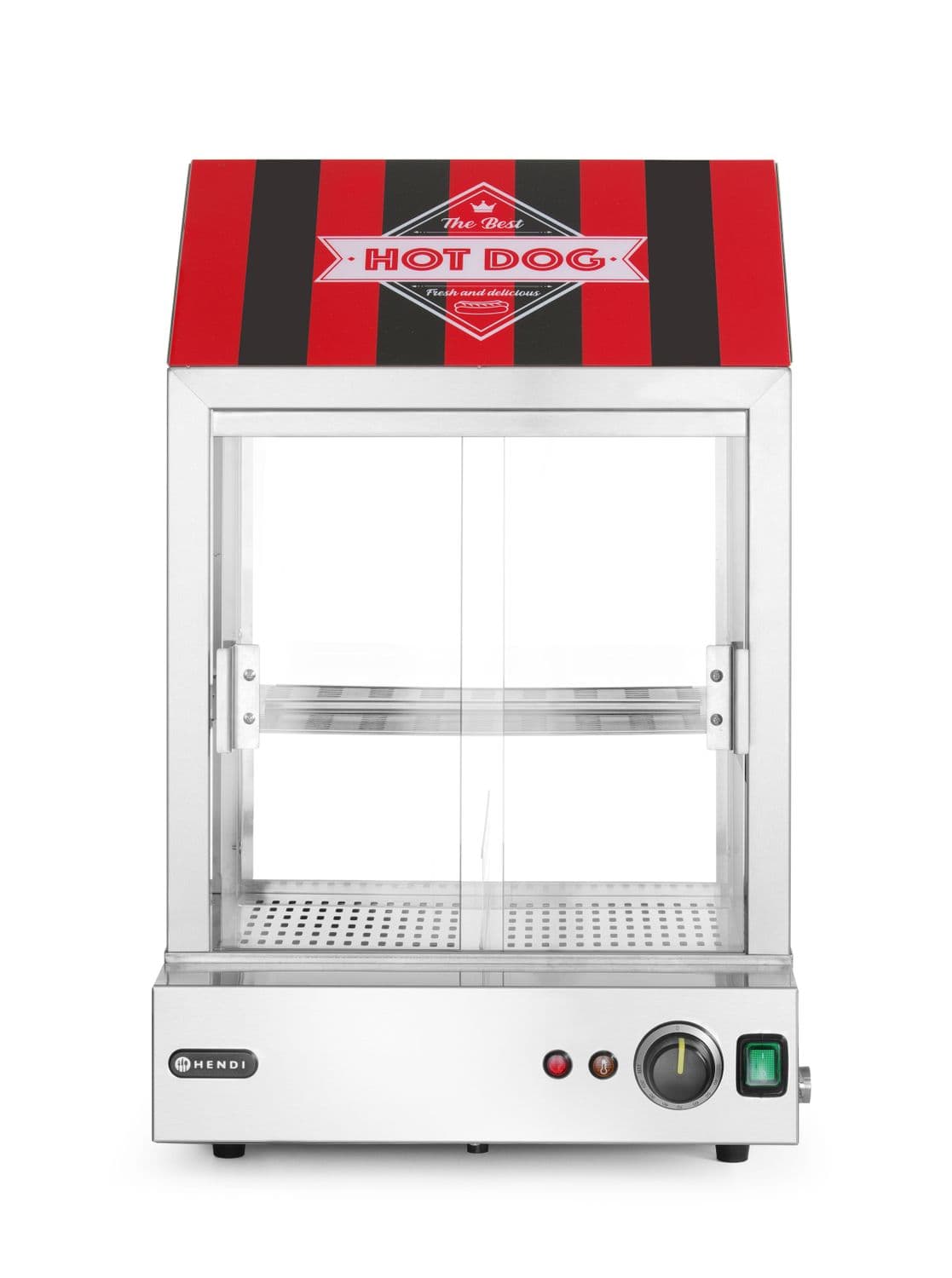 Podgrzewacz do hot-dogów, HENDI, srebrny, 230V/2000W, 508x445x(H)693mm