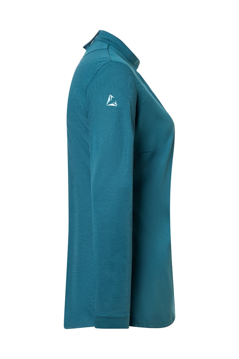 Bluza kucharska damska z długim rękawem DIAMOND CUT® Avantgarde DCJF 8/104/38 kolor ciemny petrol