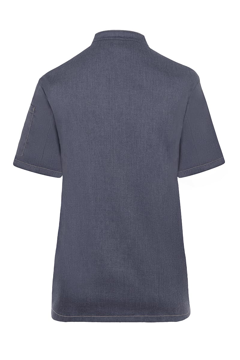 Bluza kucharska damska z krótkim rękawem Jeans-Style JF 21/16/40 kolor vintage czarny