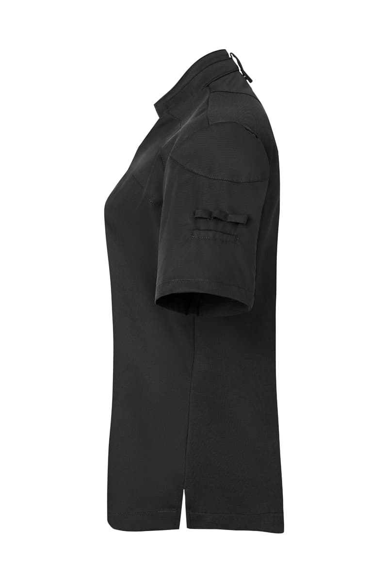Bluza kucharska damska z krótkim rękawem DIAMOND CUT® Excellence DCJF 11/1/34 kolor czarny