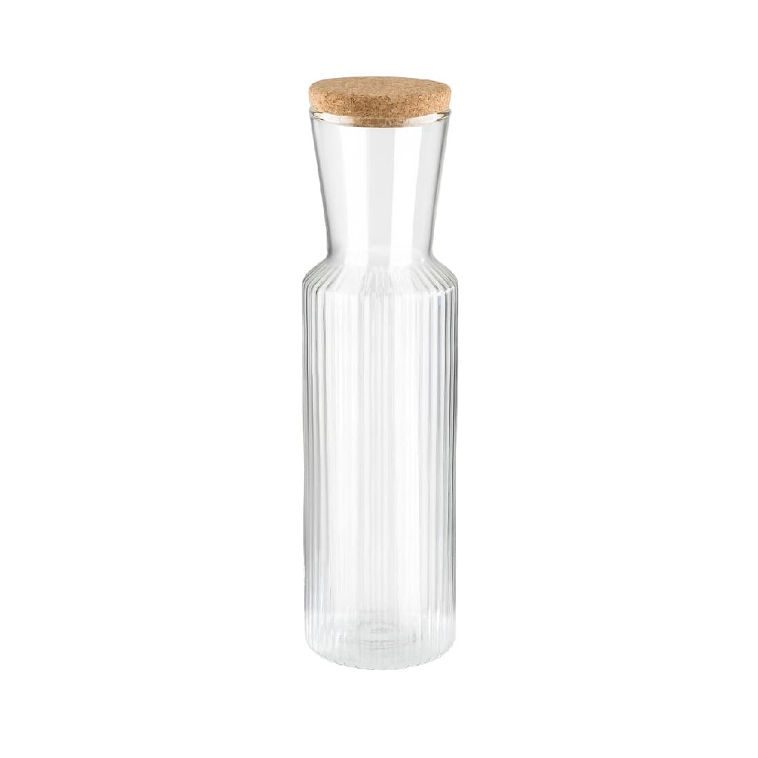 VALO Lines karafka szklana z korkiem 0,9 l, Ø8 x h27 cm